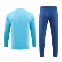 Kids Marseille Zipper Sweatshirt Kit(Top+Pants) Blue 2023/24 - view 14