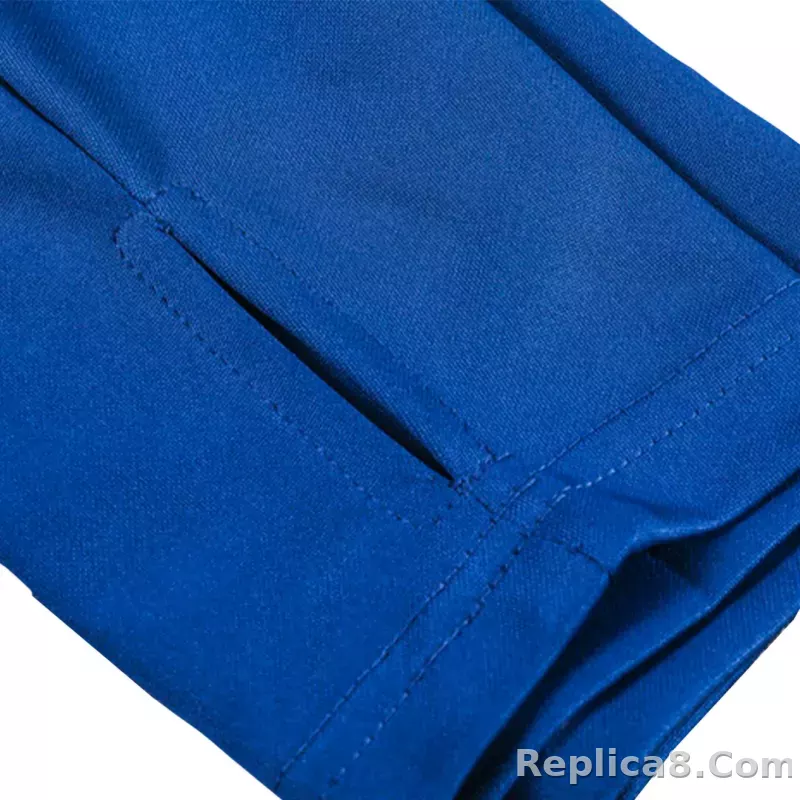 Marseille Zipper Sweatshirt Kit(Top+Pants) Blue 2023/24 - detail