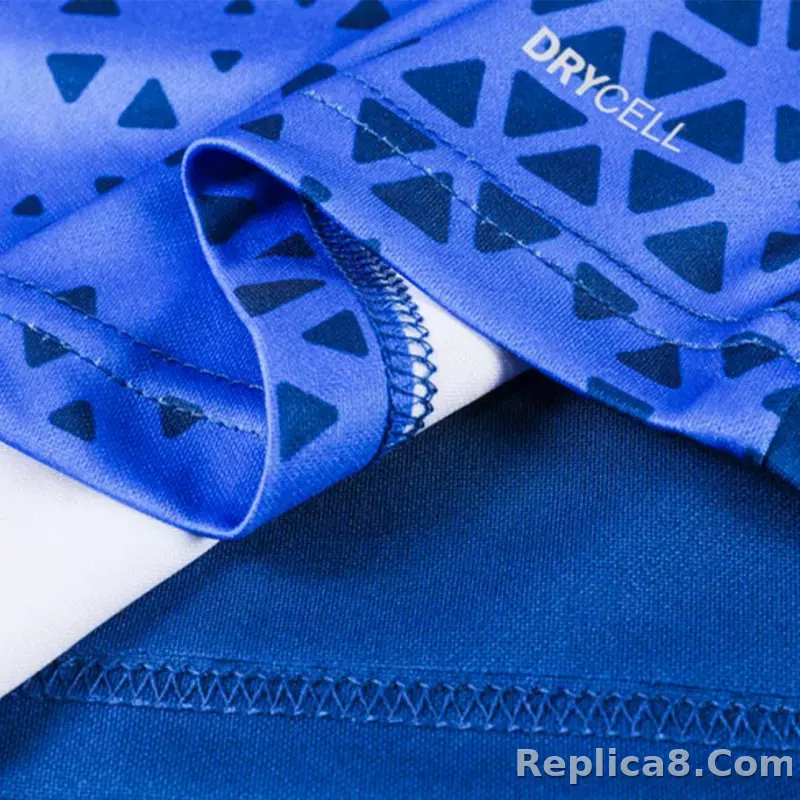 Marseille Zipper Sweatshirt Kit(Top+Pants) Blue 2023/24 - detail