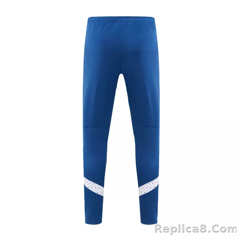 Marseille Zipper Sweatshirt Kit(Top+Pants) Blue 2023/24 - detail