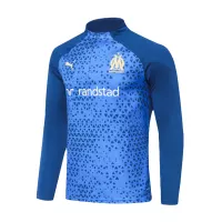 Marseille Zipper Sweatshirt Kit(Top+Pants) Blue 2023/24 - view 9