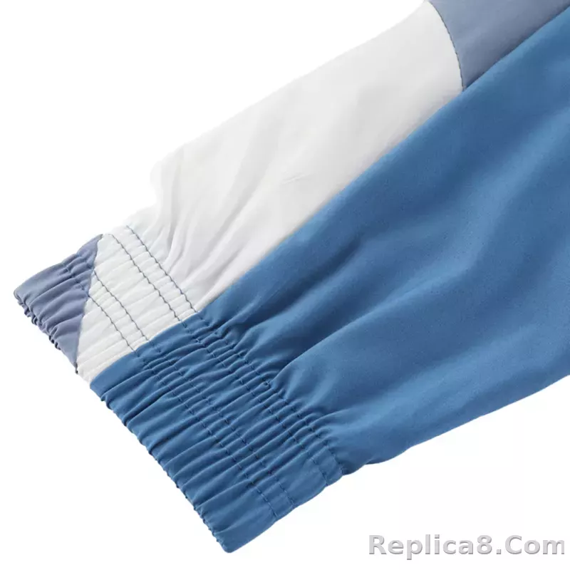 Marseille Hoodie Training Kit (Jacket+Pants) Blue 2023/24 - detail