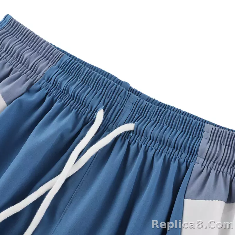 Marseille Hoodie Training Kit (Jacket+Pants) Blue 2023/24 - detail