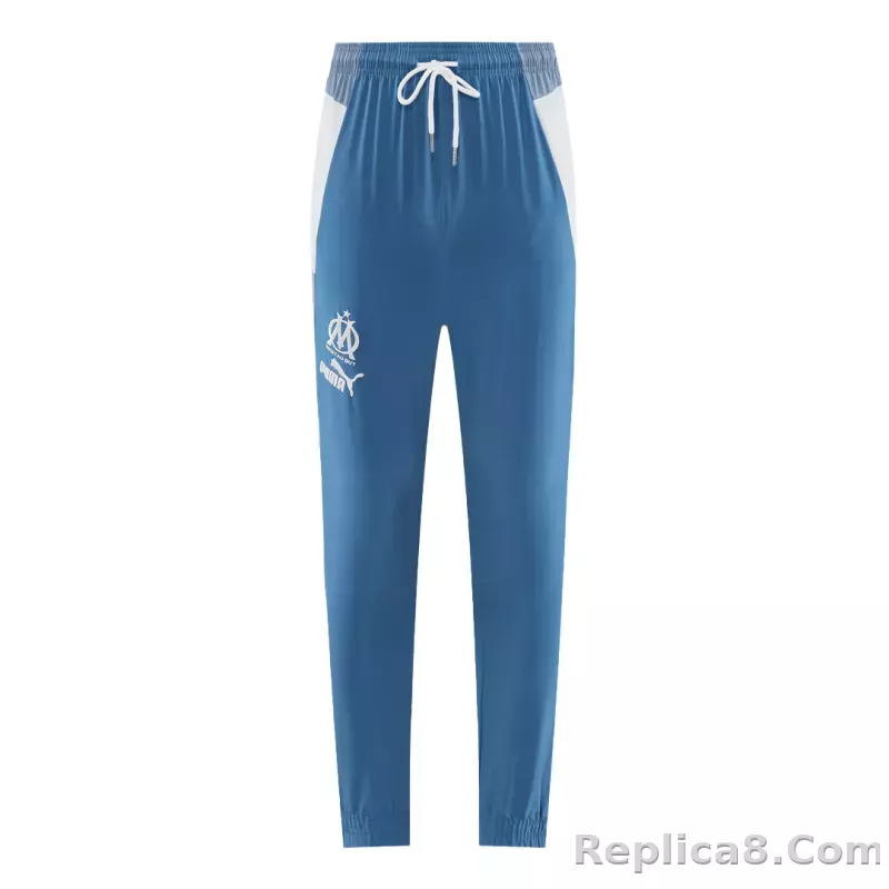 Marseille Hoodie Training Kit (Jacket+Pants) Blue 2023/24 - detail