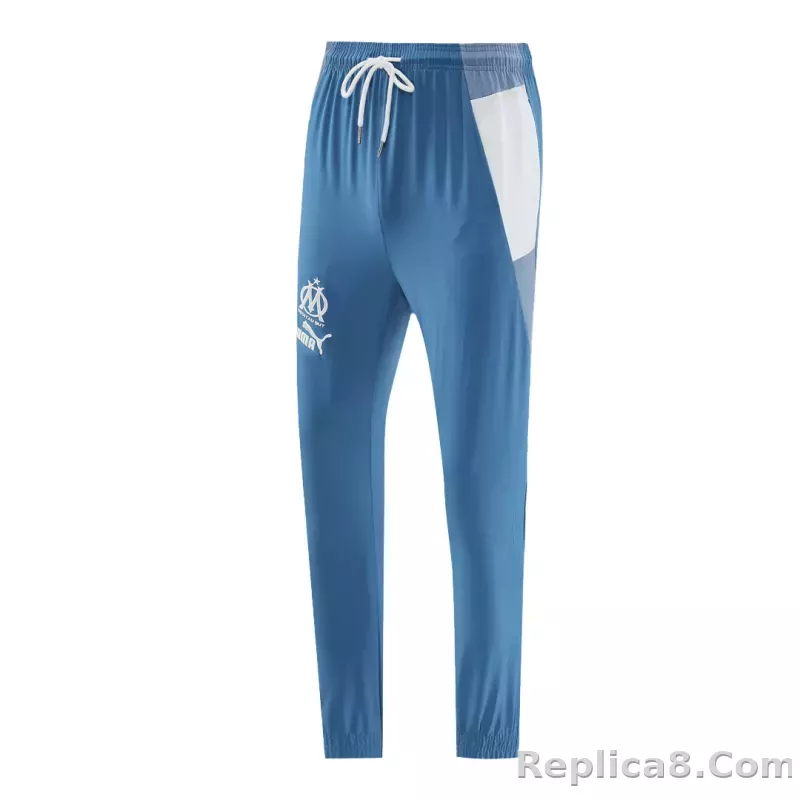 Marseille Hoodie Training Kit (Jacket+Pants) Blue 2023/24 - detail