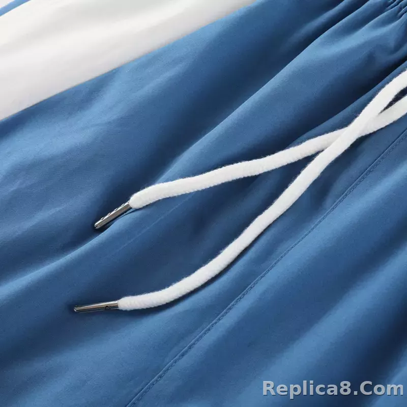 Marseille Hoodie Training Kit (Jacket+Pants) Blue 2023/24 - detail
