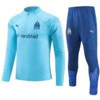 Marseille Zipper Sweatshirt Kit(Top+Pants) Sky Blue 2023/24 - view 1