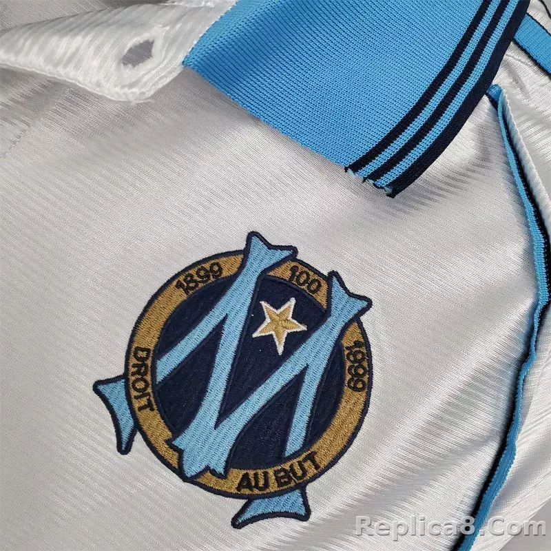 1998-1999 Marseilles Retro Jersey Home - detail