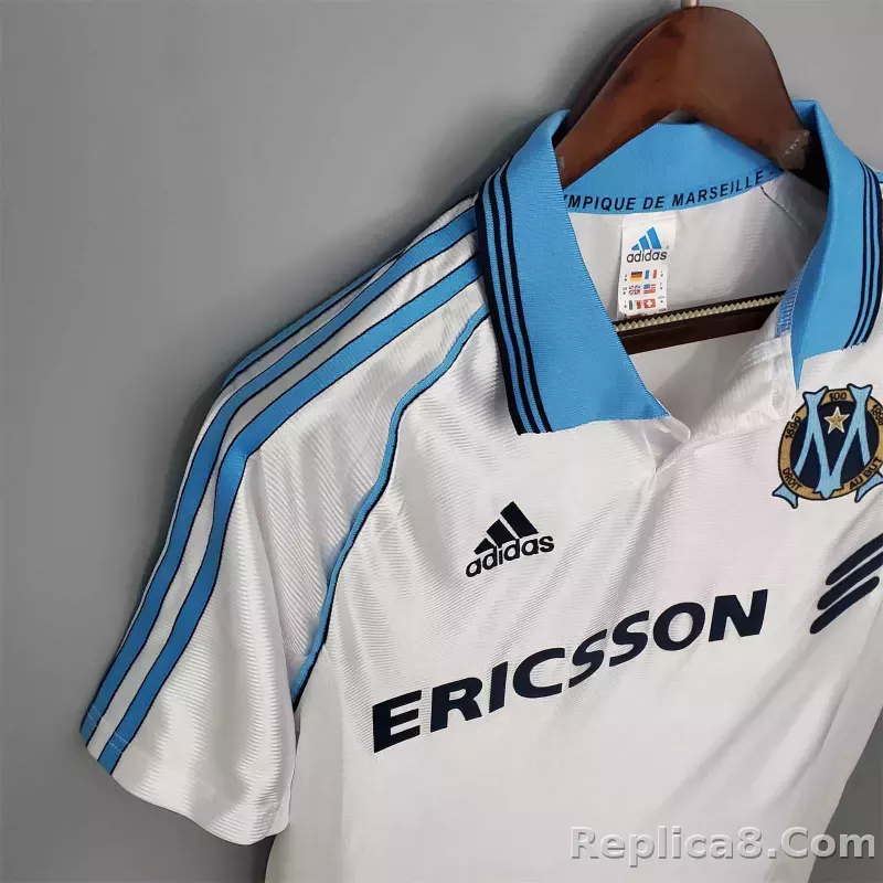 1998-1999 Marseilles Retro Jersey Home - detail