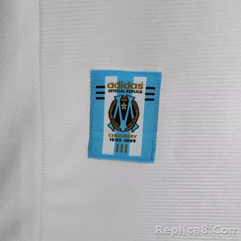 1998-1999 Marseilles Retro Jersey Home - detail
