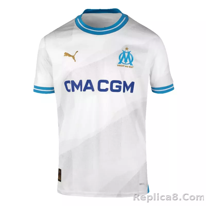 23-24  Marseille Home Kit Jersey+Shorts - detail