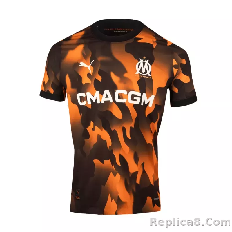 23-24  Marseille Third Away Jerseys Player Version