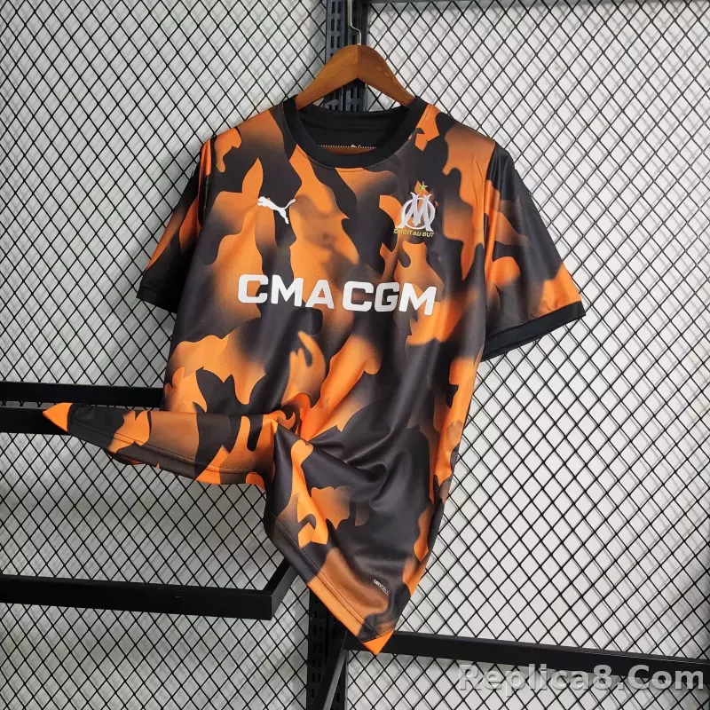 23-24  Marseille Third Away Jerseys Fan Version - detail