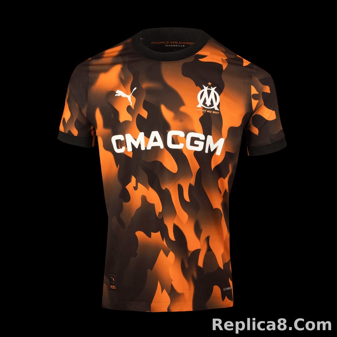23-24 Marseille Third Away Jerseys Player Version