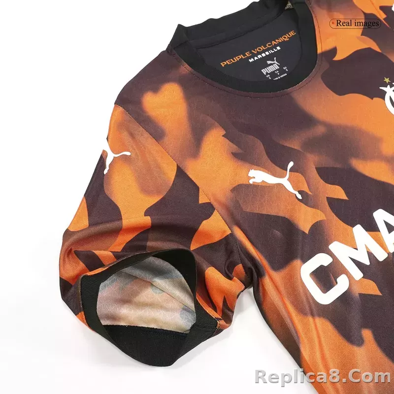 23-24 Marseille Third Away Jerseys Player Version - detail