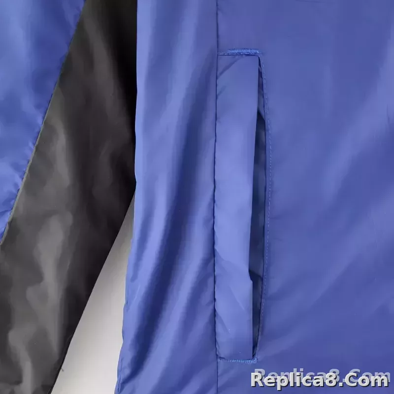 2022 PSG Windbreaker Commemorative Edition Blue And Black - detail