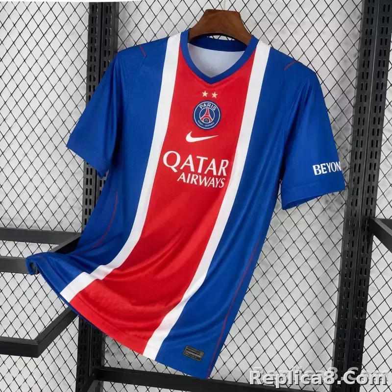 26-27 PSG Home Soccer Jersey 2 Star - detail