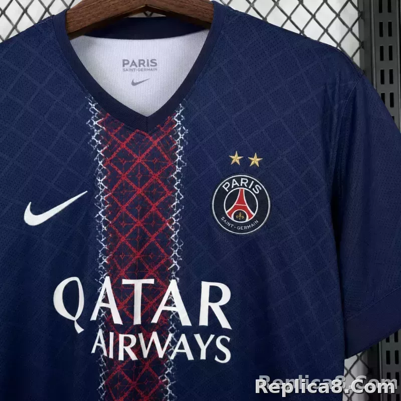 25-26 PSG BACK2BACK 2 Star Home Soccer Jersey - detail