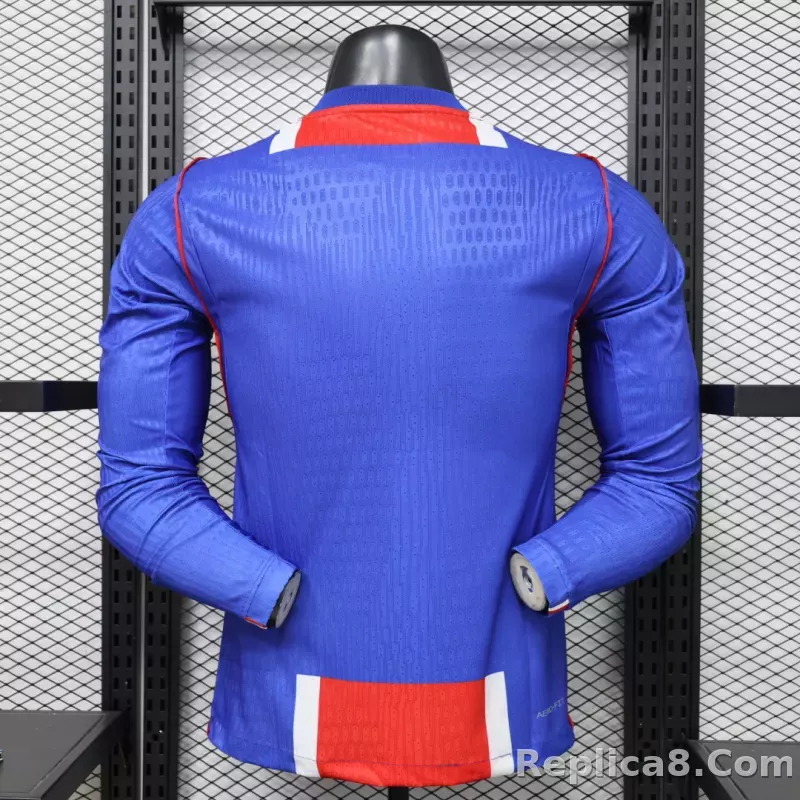 26-27 PSG Home Soccer Jersey Player Version Long Sleeve - detail