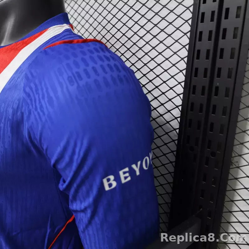 26-27 PSG Home Soccer Jersey Player Version Long Sleeve - detail
