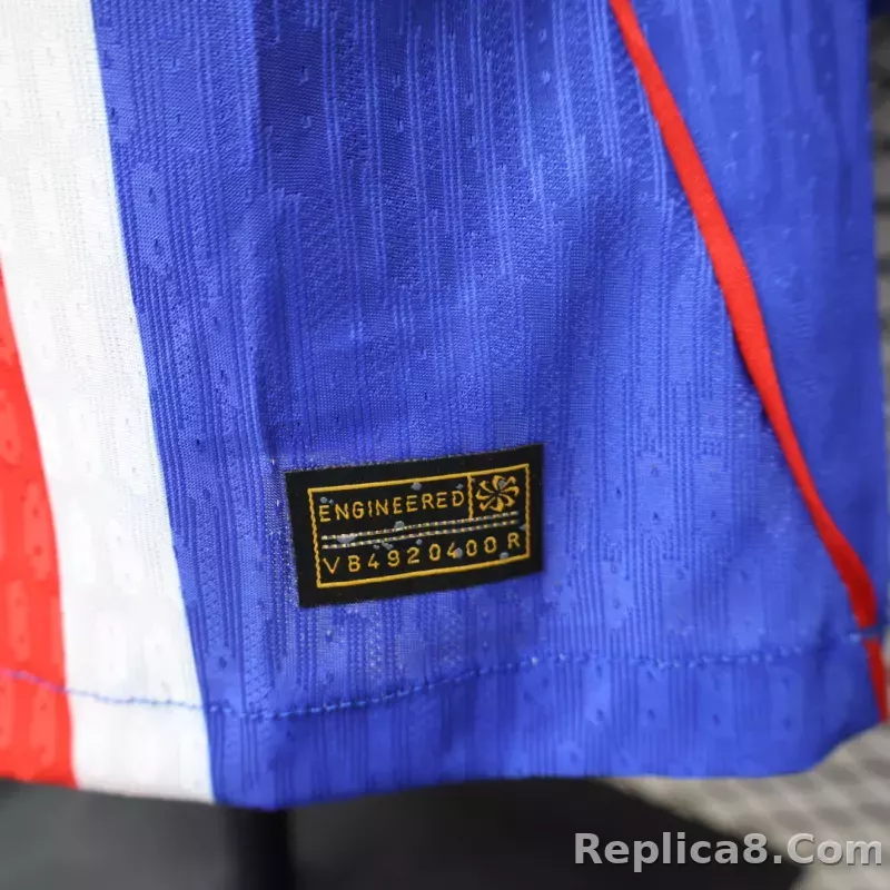 26-27 PSG Home Soccer Jersey Player Version Long Sleeve - detail