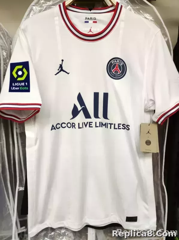21-22 Paris Saint-Germain Fourth Away Soccer Jersey - detail
