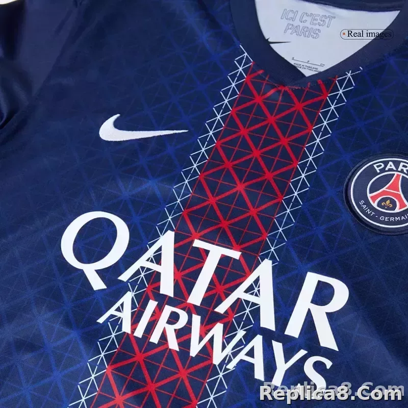 25-26 PSG Home Soccer Kit Jersey+Shorts - detail