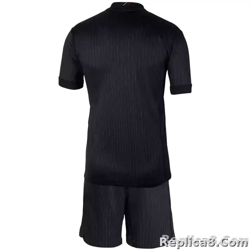 25-26 PSG Fourth Away Soccer Kids Kit Jersey+Shorts - detail