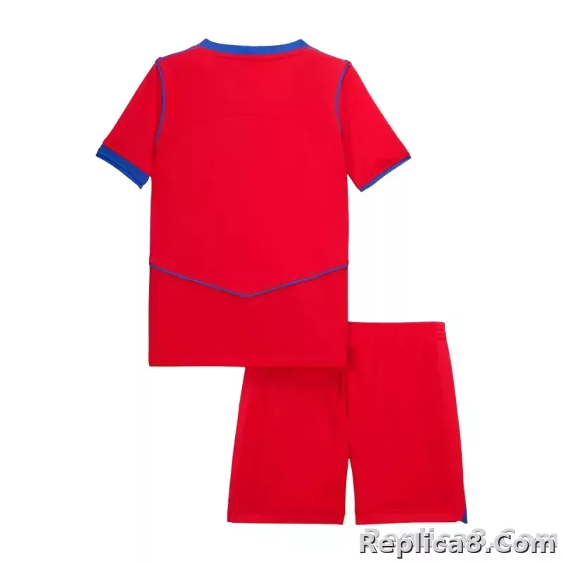 25-26 PSG Third Away Soccer Kids Kit Jersey+Shorts - detail