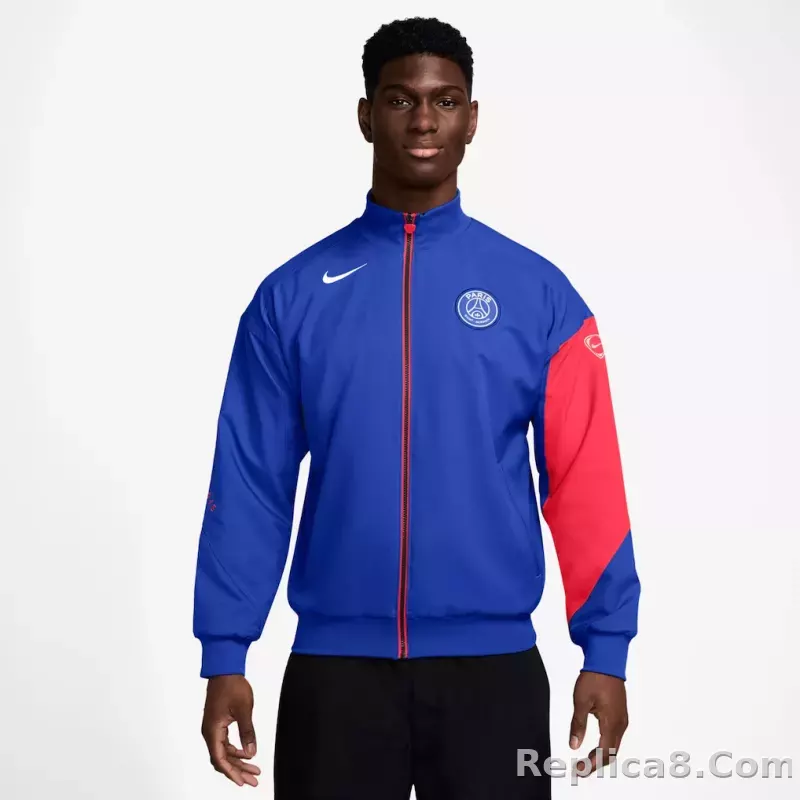 25-26 PSG Anthem Windbreaker Blue