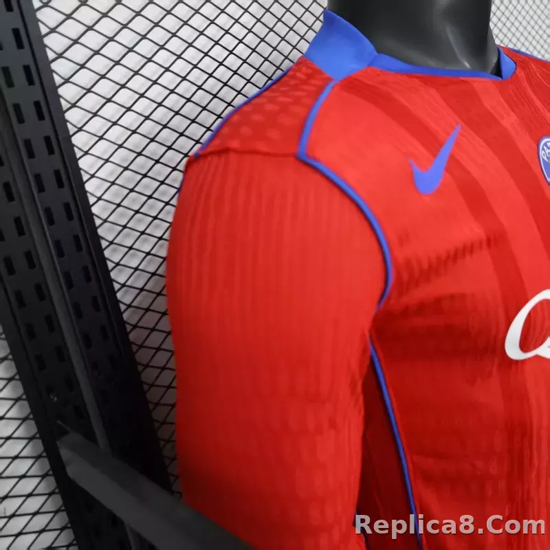 25-26 Paris Saint-Germain Third Away Soccer Jersey Player Version Long Sleeve - detail