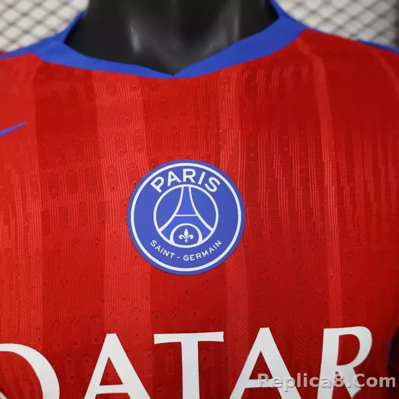 25-26 Paris Saint-Germain Third Away Soccer Jersey Player Version Long Sleeve - detail