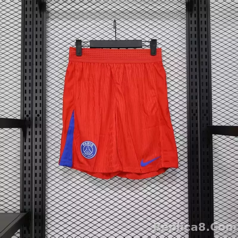 25-26 PSG Second Away Soccer Shorts Player Version