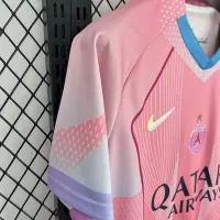 25-26 Paris Saint-Germain Pink Soccer Jersey Special - view 7