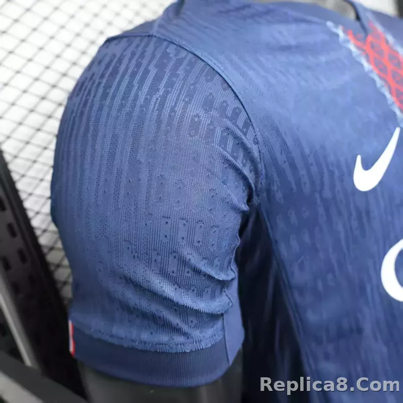 25-26 Paris Saint-Germain Home Soccer Jersey with Star - detail