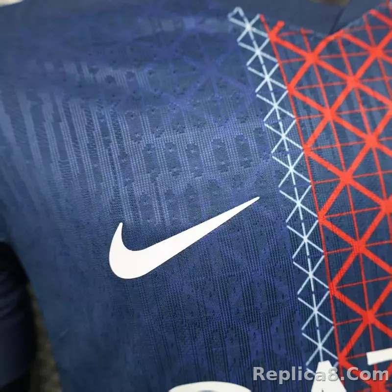 25-26 Paris Saint-Germain Home Soccer Jersey with Star - detail