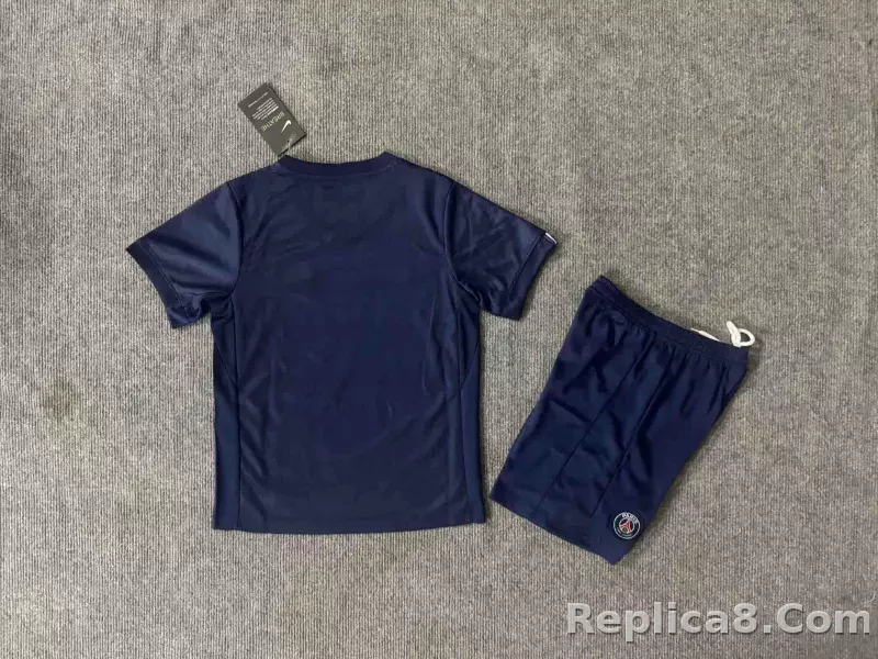 25-26 Paris Saint-Germain Home Soccer Kids Kit Jersey+Shorts - detail