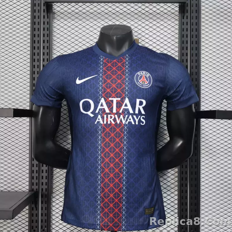 25-26 Paris Saint-Germain Home Soccer Jersey Player Version