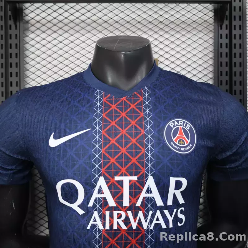 25-26 Paris Saint-Germain Home Soccer Jersey Player Version - detail