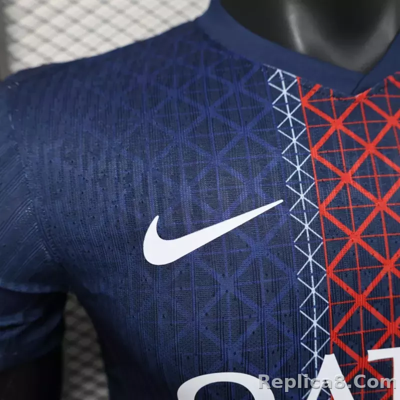 25-26 Paris Saint-Germain Home Soccer Jersey Player Version - detail