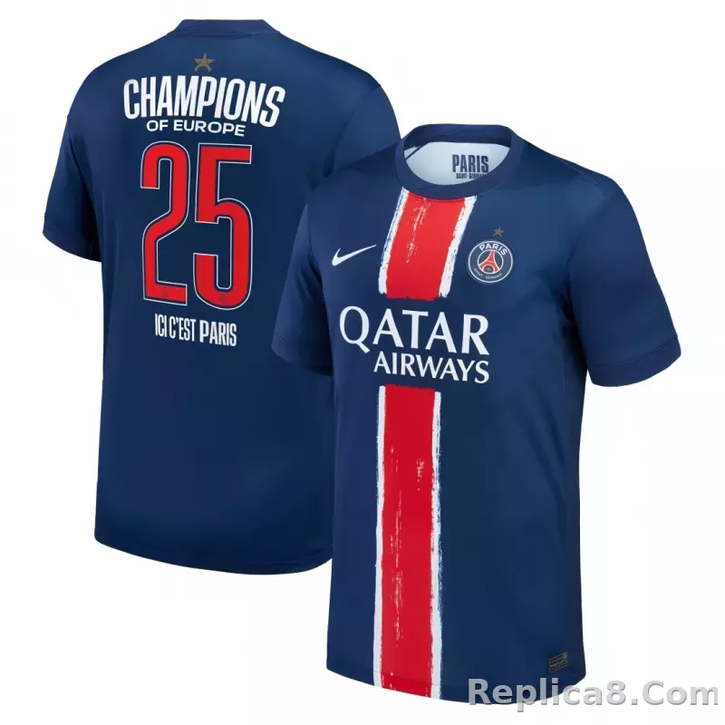 [CHAMPIONS OF EUROPE #25] PSG Home Special Jersey 2024/25