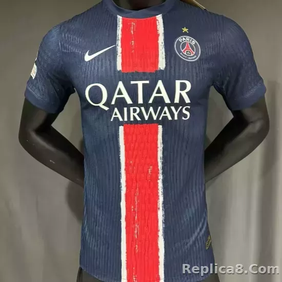 24-25 Paris Saint-Germain Home Soccer Jersey Player Version With the Star