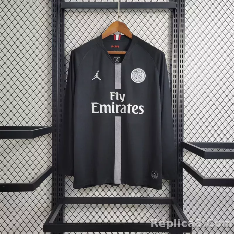 18-19 Paris Saint-Germain Black Champions League Long sleeve