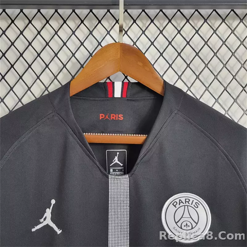 18-19 Paris Saint-Germain Black Champions League Long sleeve - detail