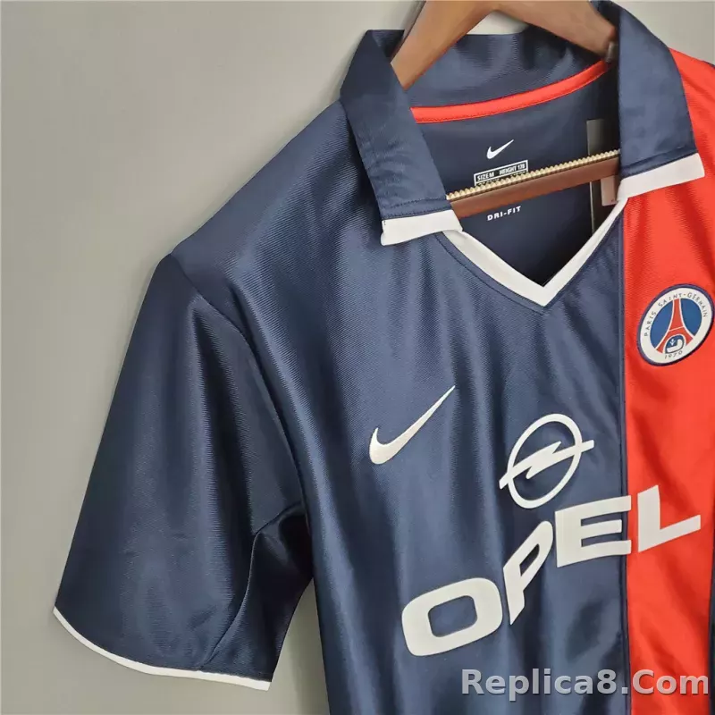01-02 Paris Saint-Germain Home Retro Jersey - detail