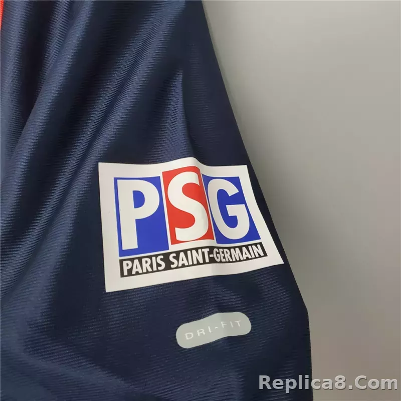 01-02 Paris Saint-Germain Home Retro Jersey - detail