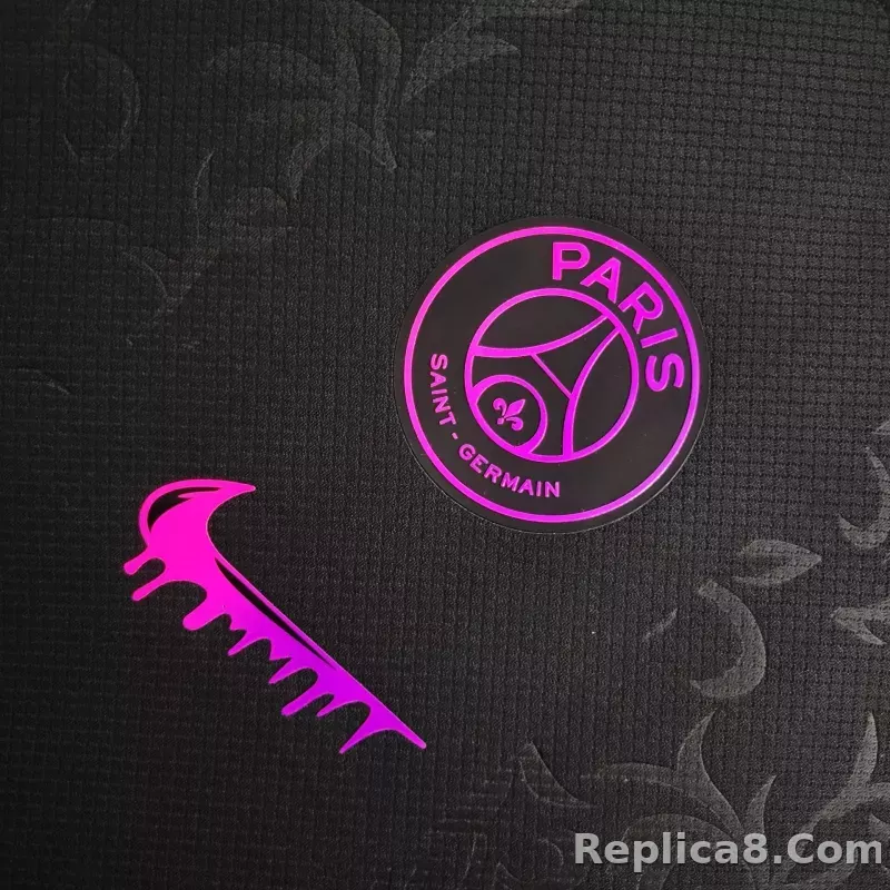 24-25 PSG Black Special Edition Kit Football Jersey - detail