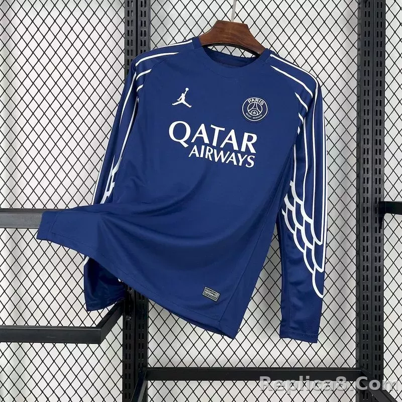 24-25 Paris Saint-Germain Fourth Away Soccer Jersey Long Sleeve