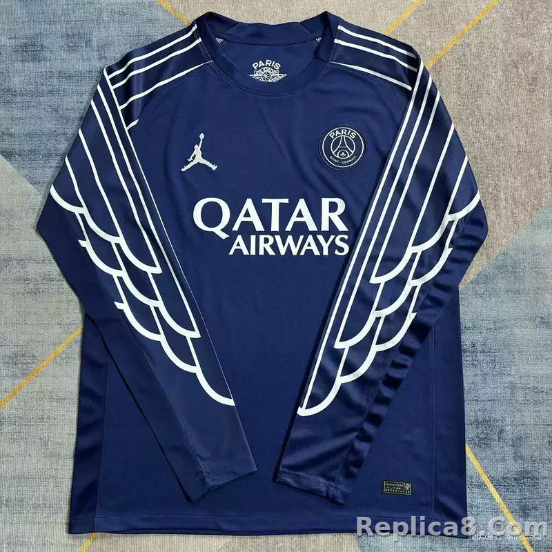 24-25 Paris Saint-Germain Fourth Away Soccer Jersey Long Sleeve - detail