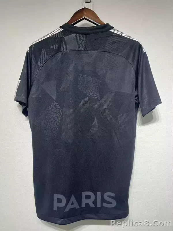 17-18 Paris Saint-Germain Third Away Fan Version Black Jersey - detail